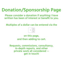 Donation / Sponsorship Page
