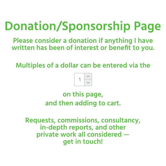 Donation / Sponsorship Page
