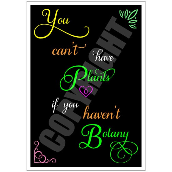 You Can't Have Plants if You Haven't Botany - 5″ × 7″ Blank Greeting Card With Envelope
