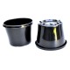 Twenty-Four 100 mm Round Squat Pots