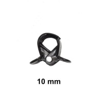 Fifty 10 mm Spring-loaded Clips for Staking Orchid and Similar Showy Flower Stems
