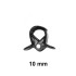 Fifty 10 mm Spring-loaded Clips for Staking Orchid and Similar Showy Flower Stems