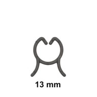 Fifty 13 mm Light Duty Trellis Clips for Staking or Training Orchids and Other Lightweight Plants