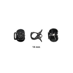 Fifty 14 mm Spring-loaded Clips for Staking Orchid and Similar Showy Flower Stems