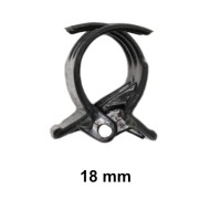 Twenty-Five 18 mm Spring-loaded Clips for Staking Orchid and Similar Showy Flower Stems