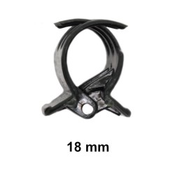 Twenty-Five 18 mm Spring-loaded Clips for Staking Orchid and Similar Showy Flower Stems
