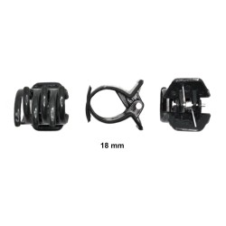 Twenty-Five 18 mm Spring-loaded Clips for Staking Orchid and Similar Showy Flower Stems