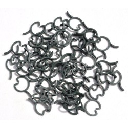 Fifty 20 mm Light Duty Trellis Clips for Staking or Training Orchids and Other Lightweight Plants