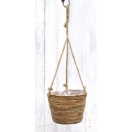 220 mm Woven Natural Grass Maya Hanging Basket - From 1 Unit