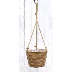 220 mm Woven Natural Grass Maya Hanging Basket - From 1 Unit