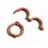 Twenty 25 mm Diameter Heavy Duty Trellis Clips for Staking or Training Tomatoes, Other Vines and Heavier Plants
