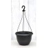 270 mm Diameter Black Hanging Basket With 430 mm Clasp Hanger - From 1 Unit