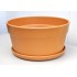 Four-Pack of Cottage Pots With Saucers, Squat, 300 mm diameter x 160 mm high