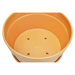 Cottage Pot With Saucer, Squat, 300 mm diameter x 160 mm high - From 1 Unit Pick-Up