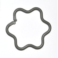 Ten 50 mm Diameter Coir Pole Rings for Training Vines and  Other Climbing Plants