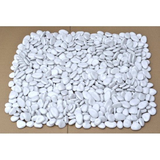 "EnviroPebbles" - Decorative Black and Off-White Pebble Mix for Pots, Window Boxes and Large Planters (per1 kg)