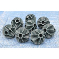 Six-Way Bamboo Cane connectors, 8pk