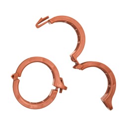Twenty 25 mm Diameter Heavy Duty Trellis Clips for Staking or Training Tomatoes, Other Vines and Heavier Plants